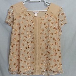 NWT Lauren Conrad Short-Sleeve Blouse - 1X
